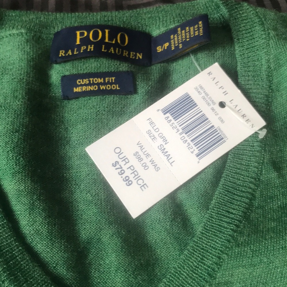Ralph Lauren V-Neck wool shirt - Picture 2 of 4
